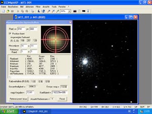 CCD Night Screenshot - Photometrie
